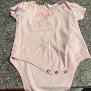 9 month old baby girl pink shirt